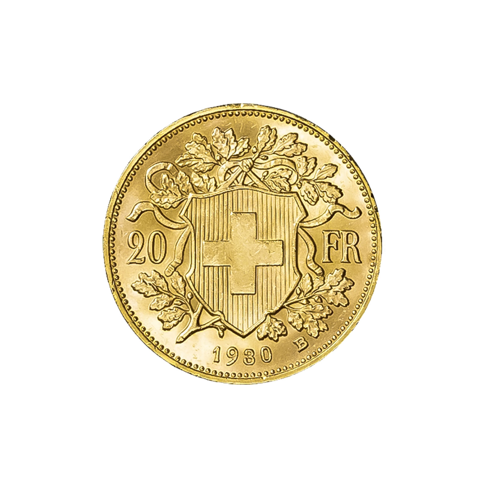 Marengo Svizzero d'oro 20 Franchi Vreneli Svizzera (1897-1949)